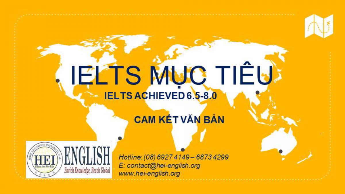 IELTS Achieved 6.5-8.0 at Hope English